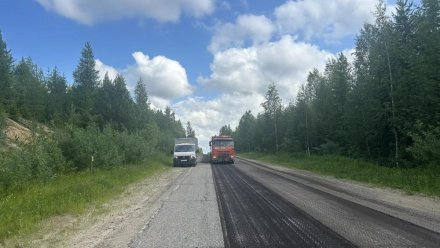 В Коми продолжается ремонт дороги Керки-Дутово