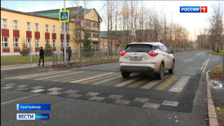 В Эжвинском районе Сыктывкара завершились работы по обновлению участка улицы Мира