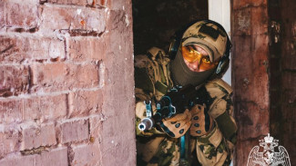 Сотрудники ОМОН «Зырянин» отработали боевые и специальные  навыки во время полевого выхода