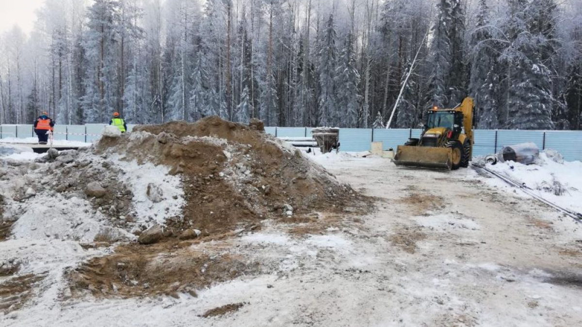 В Ухте продолжается строительство станции водоочистки в районе водозабора  «Пожня-Ёль» – ГТРК «Коми Гор»