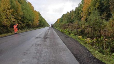 Подъезд к п. Ярега привели в нормативное состояние